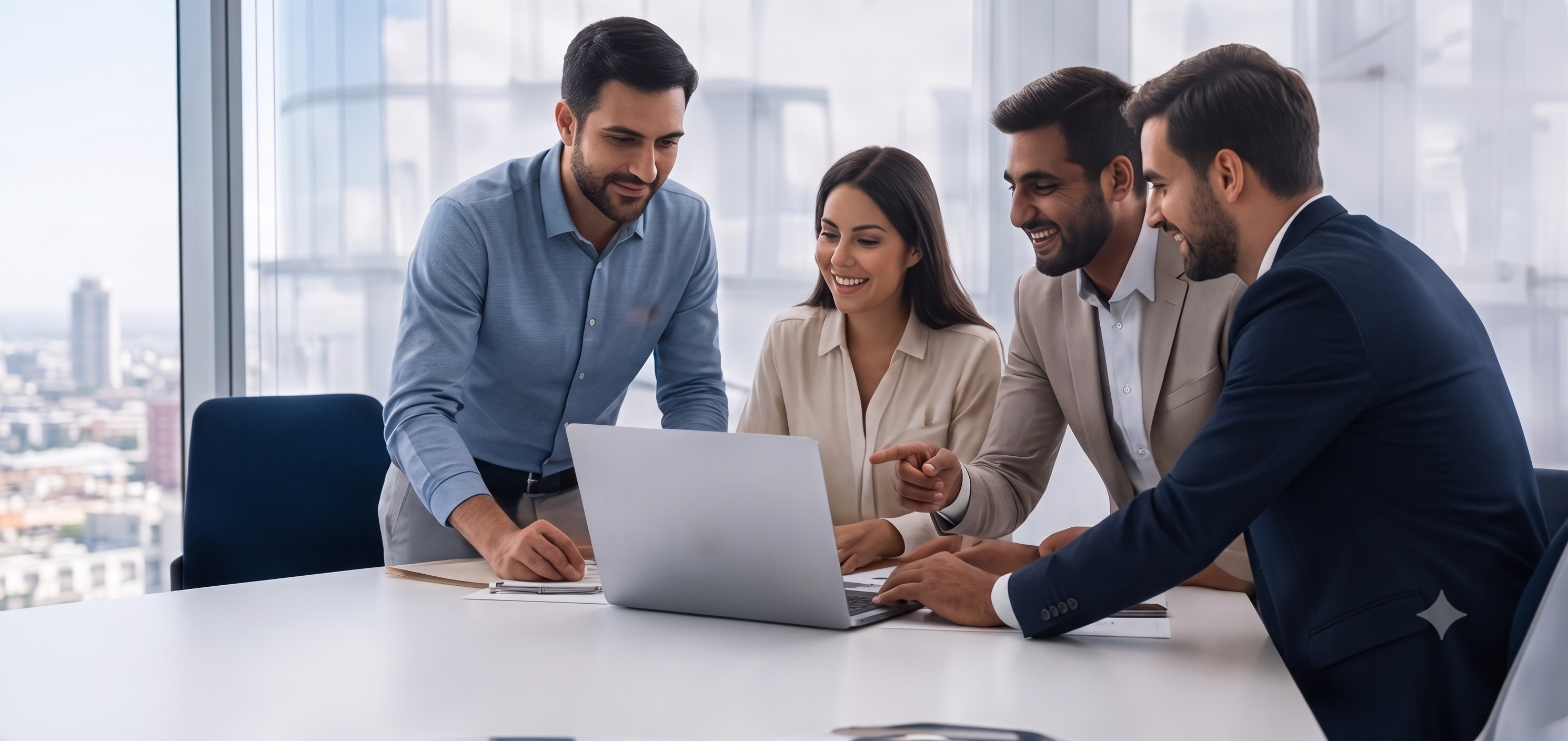 Luitporia Software team collaborating
